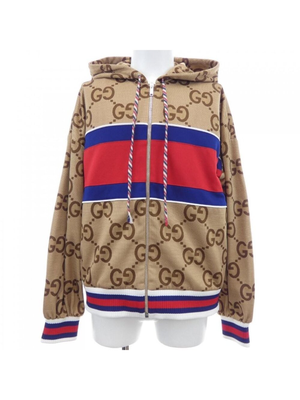 Gucci Jumbo GG Logo Tiger Hoodie